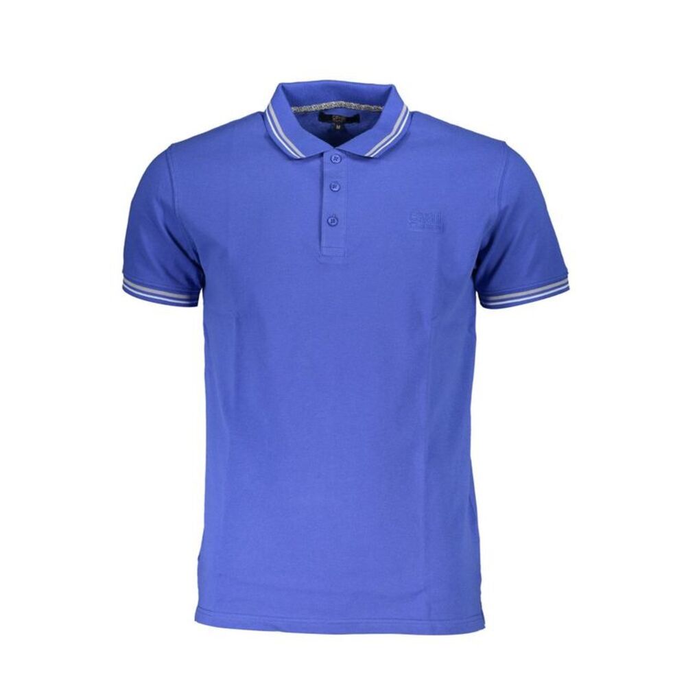 Cavalli Class Blu Cotton Men Men's Polo